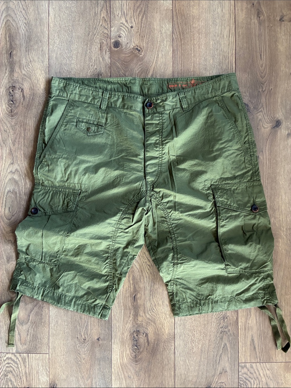Diesel Olive Green Cargo Shorts